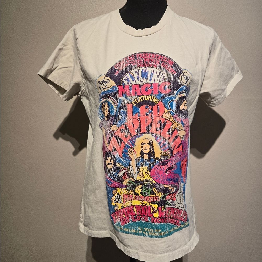 WOMENS LED ZEPPELIN T SHIRT LARGE b14